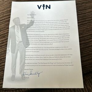 Los Angeles Dodgers Vin Scully Retirement Letters